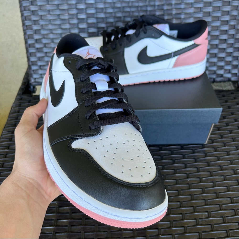 AIR JORDAN 1 GOLF LOW RUST PINK Size 14 - Picture 2 of 5
